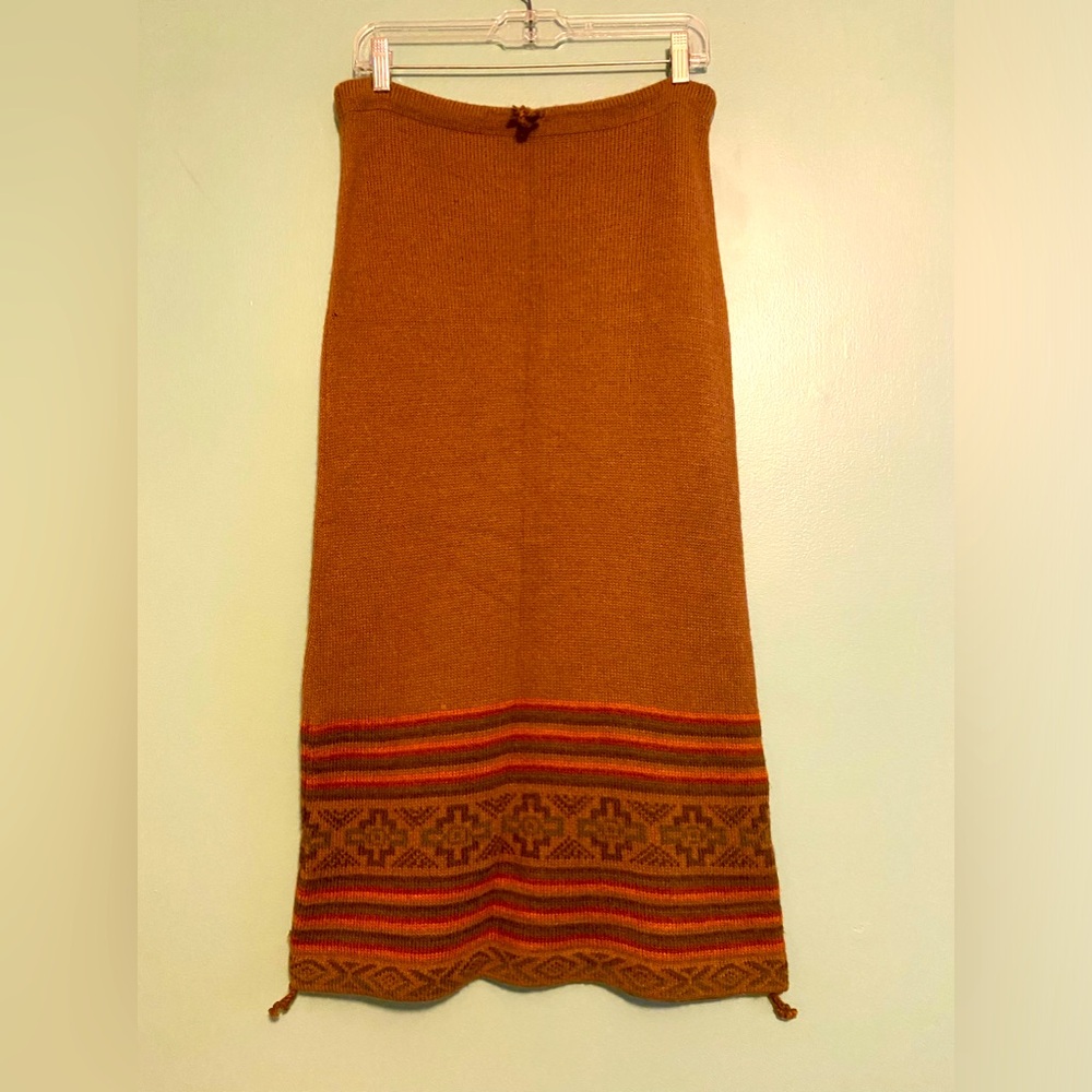 Alpaca Wool Skirt - artesanias illary alpaca skirt